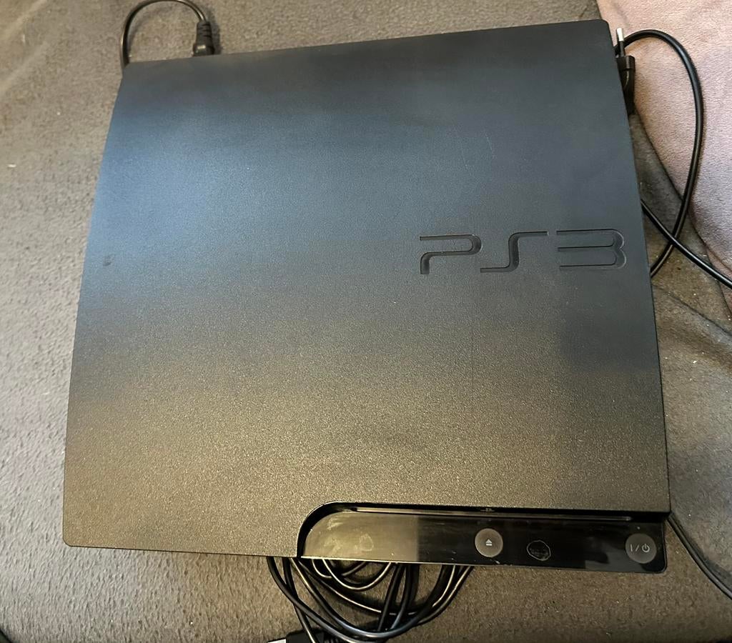 Playstation 3 + 19 spellen, Games en Spelcomputers, Ophalen, Gebruikt, Met 1 controller, Met games