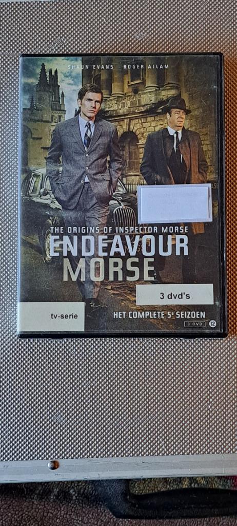 Endeavour morse het complete 5e seizoen, Cd's en Dvd's, Ophalen of Verzenden