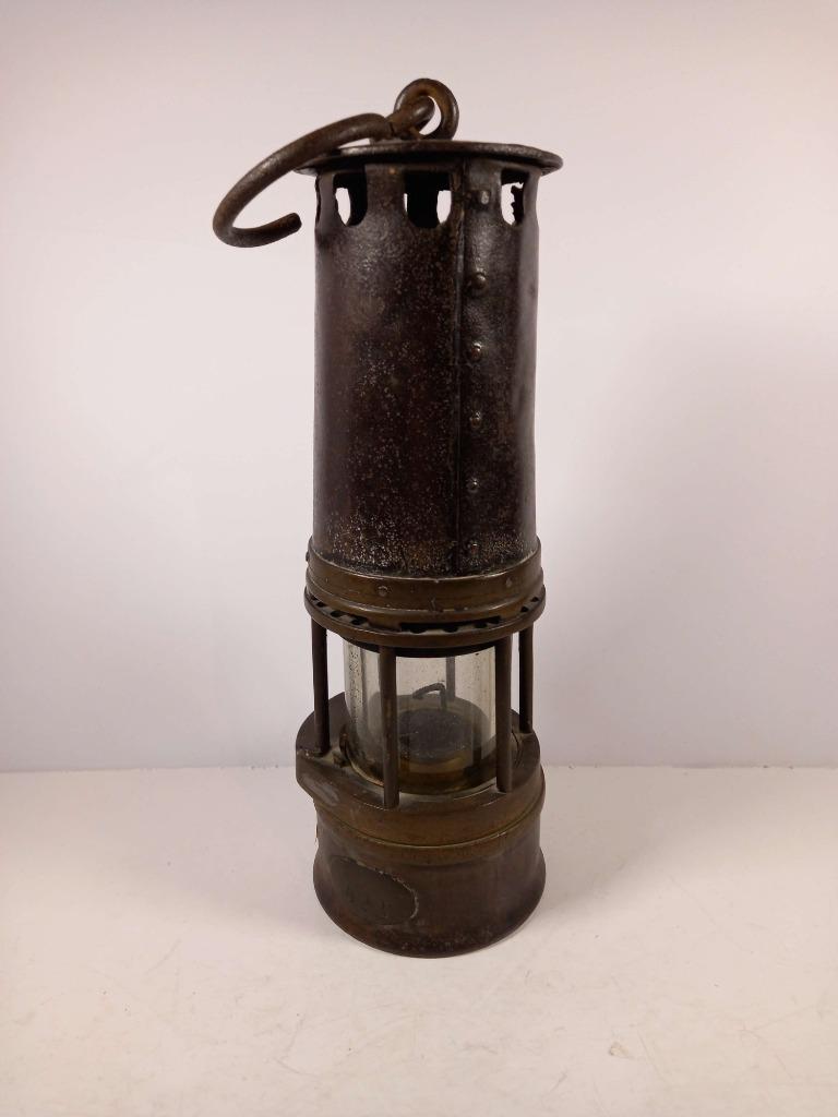 Lampe de mineur avec poignée main, Antiquités & Art, Antiquités | Éclairage, Enlèvement ou Envoi