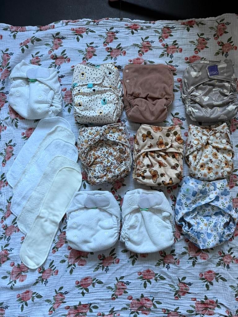 Set wasbare luiers - perfecte staat!, Kinderen en Baby's, Ophalen, Zo goed als nieuw