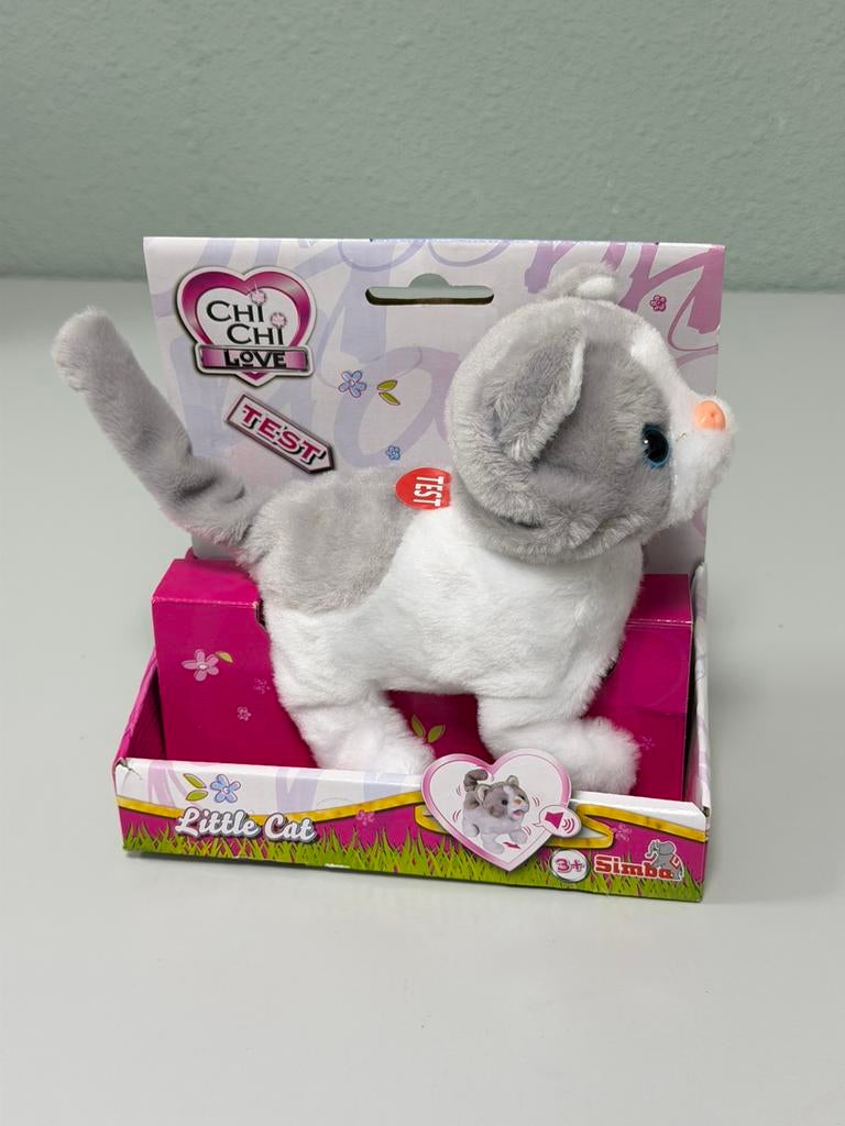 Chat en peluche interactif CHICHI LOVE - bouge et miaule, Enlèvement ou Envoi, Neuf, Garçon ou Fille