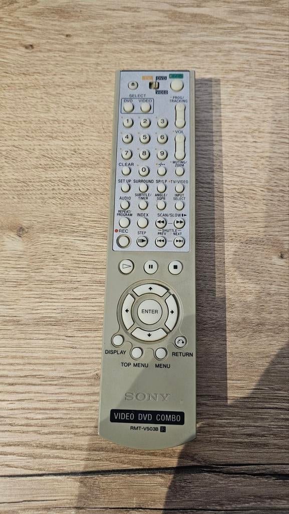 Afstandsbediening Sony Video Dvd combo RMT-V5038, Ophalen of Verzenden, Gebruikt