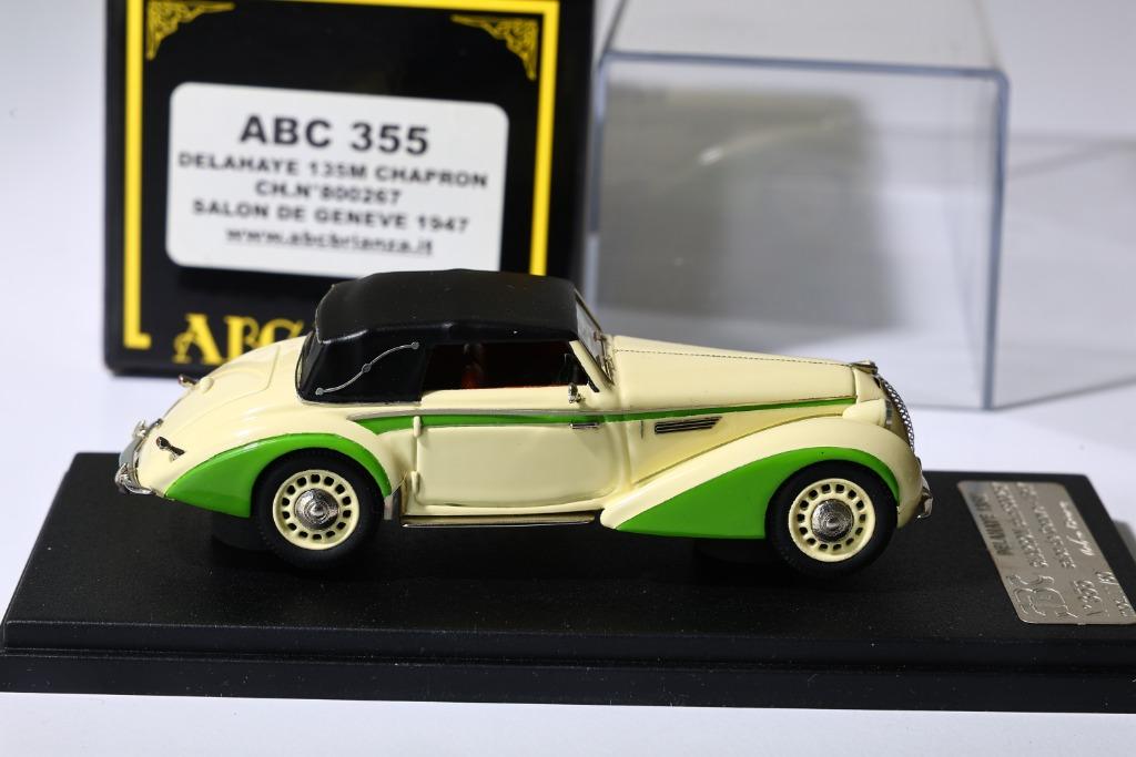 Brianza 1/43 ABC355 - DELAHAYE 135M CHAPRON CH.NÂ800267 SAL, Enlèvement ou Envoi, Neuf, Voiture, Autres marques