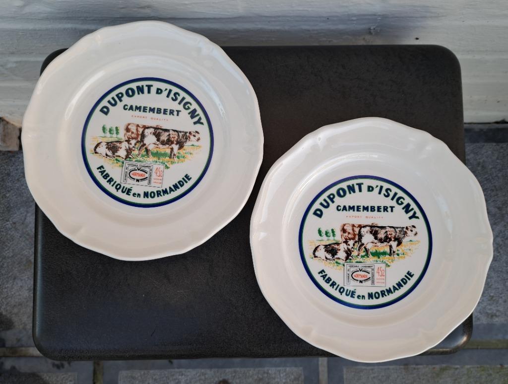 6 vintage kaasborden Fromages de France originele verpakking, Huis en Inrichting, Keuken | Servies, Ophalen of Verzenden, Zo goed als nieuw