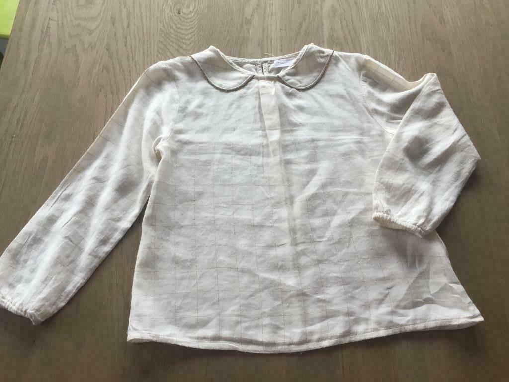 Pauline B blouse 116, Enlèvement ou Envoi, Utilisé, Fille, Chemise ou Chemisier