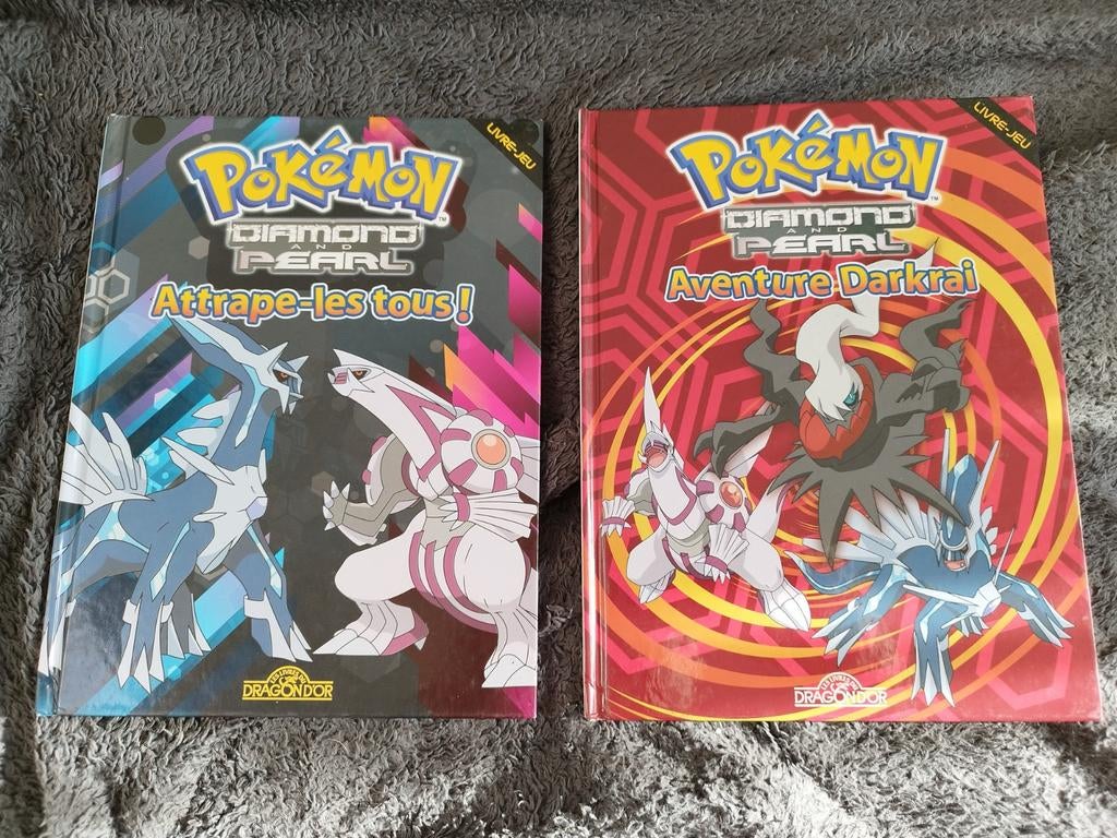 Livres-jeux Pokémon Diamond and Pearl (2 titres), Série complète ou Série, Enlèvement ou Envoi, Comme neuf