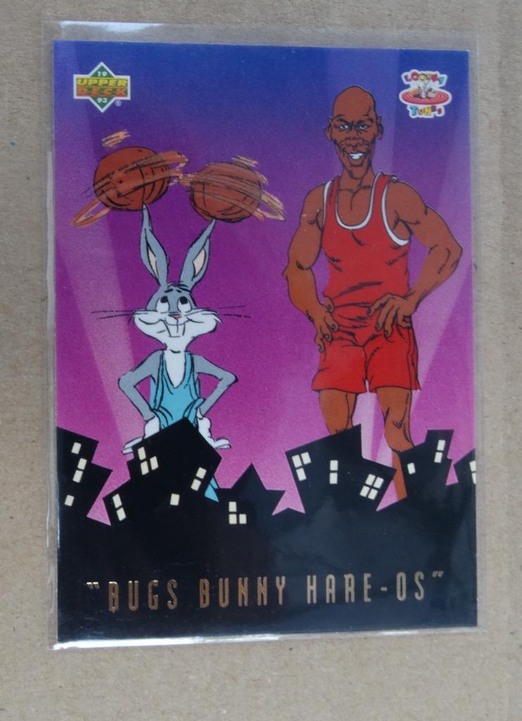 1994 UD Looney Tunes Michael Jordan "Bugs Bunny Hare Os'BBH3, Envoi, Neuf, Image