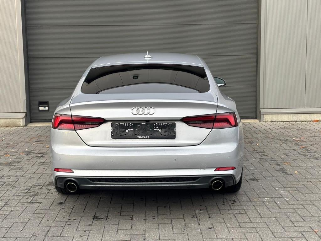 Audi A5 benzine automaat S-line 190ok, Autos, Cuir, Argent ou Gris, Achat, Euro 6