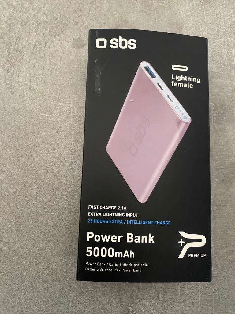 SBS - Power bank pink gold. Nieuw, Ophalen of Verzenden, Nieuw, SBS
