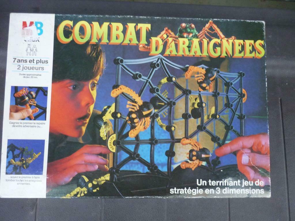Jeu de société - Combat d'araignées - MB, Hobby & Loisirs créatifs, Jeux de société | Autre, 1 ou 2 joueurs, Enlèvement ou Envoi