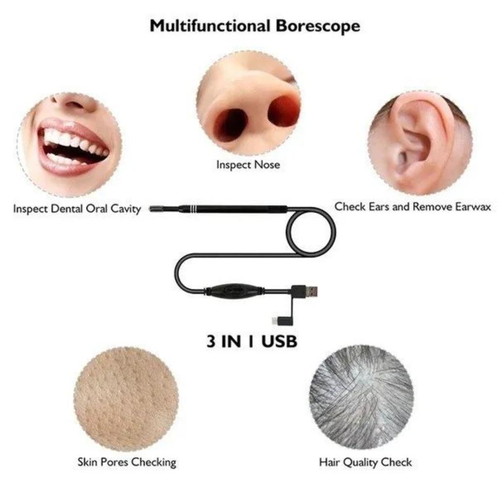 Nouveau 3In1 Usb Earpick Mini Caméra Endoscope Outil De Nett, Verzenden, Nieuw