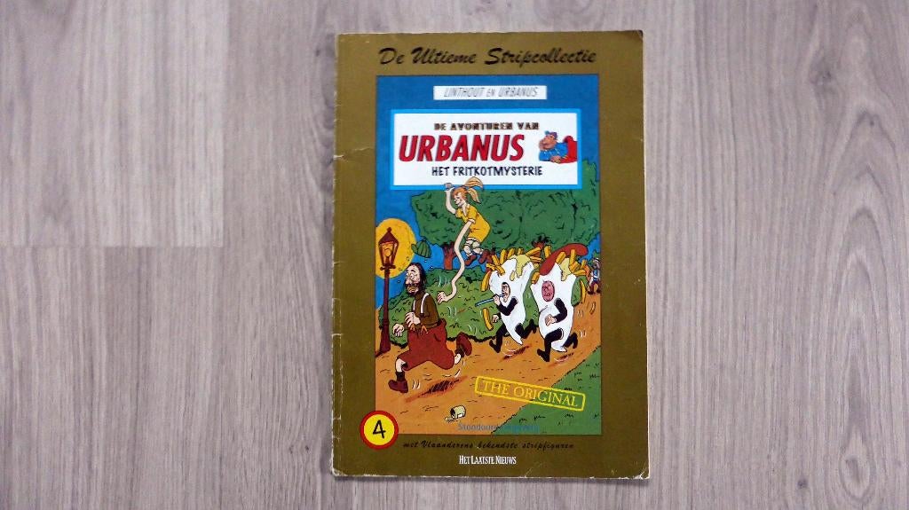 Urbanus - Het fritkotmysterie, Gelezen, Linthout en Urbanus, Eén stripboek, Ophalen of Verzenden