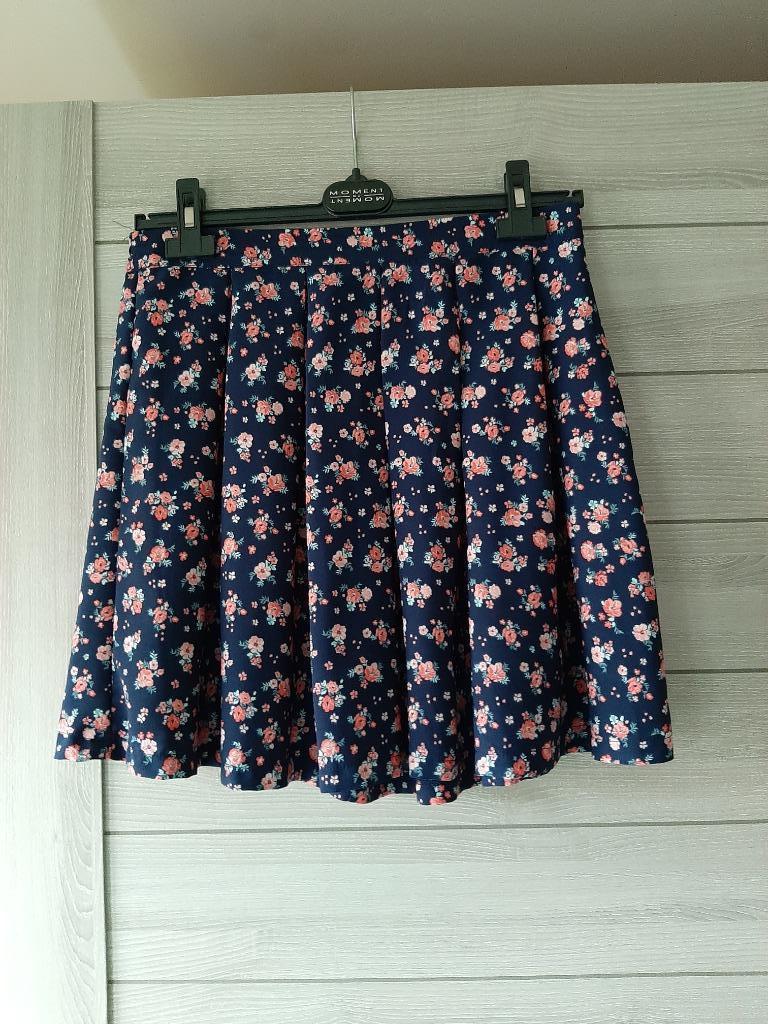 Gebloemd rokje Clockhouse maat 40, Maat 38/40 (M), Blauw, Ophalen of Verzenden, Zo goed als nieuw