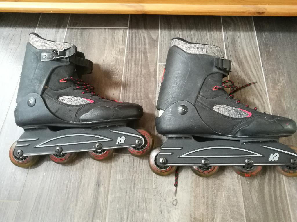 K2 inline skates maat 43 - reflex euro, Sport en Fitness, Ophalen of Verzenden, Gebruikt, Inline skates 4 wielen, K2