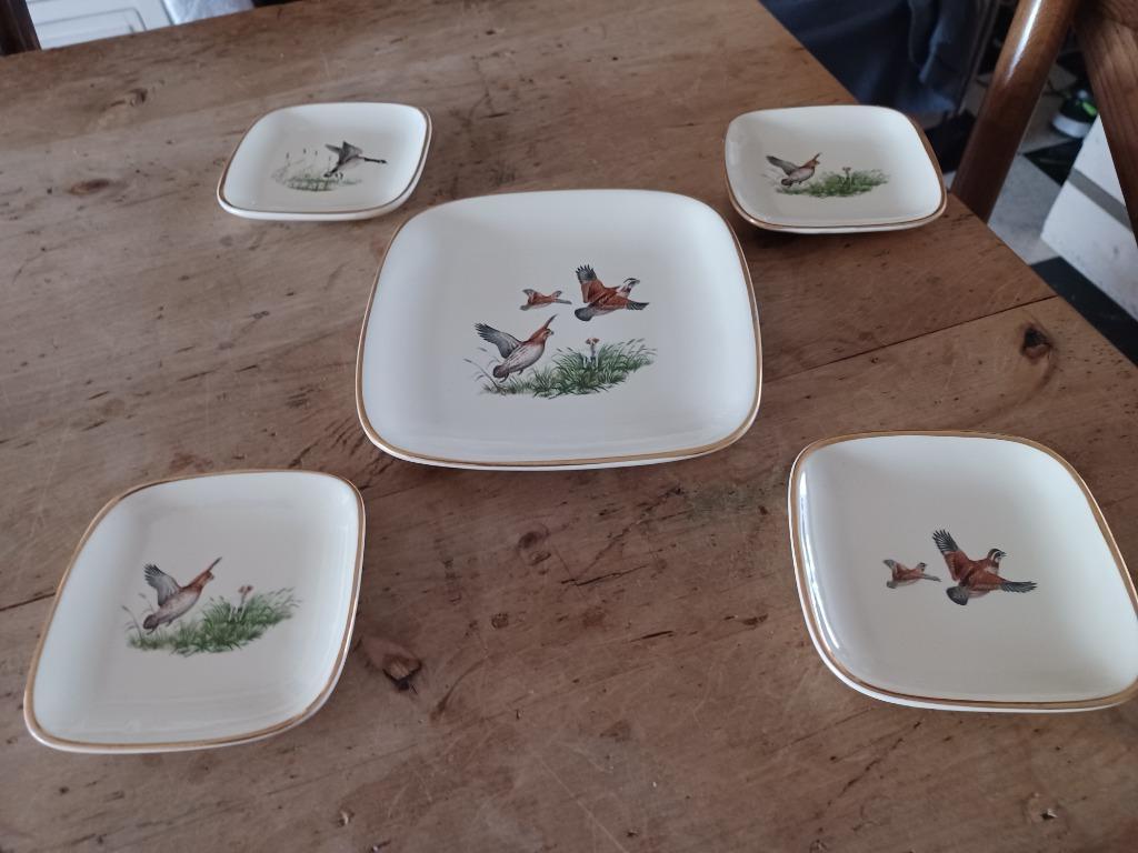 Servies Waechtersbach decor ornis, Antiek en Kunst, Antiek | Servies los, Ophalen of Verzenden
