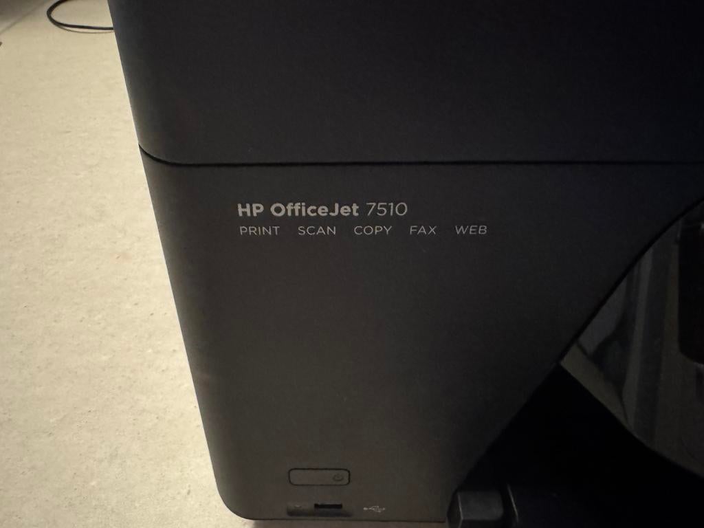 HP OfficeJet 7510 - Imprimante tout en un, Enlèvement, Comme neuf, Fax, Imprimante
