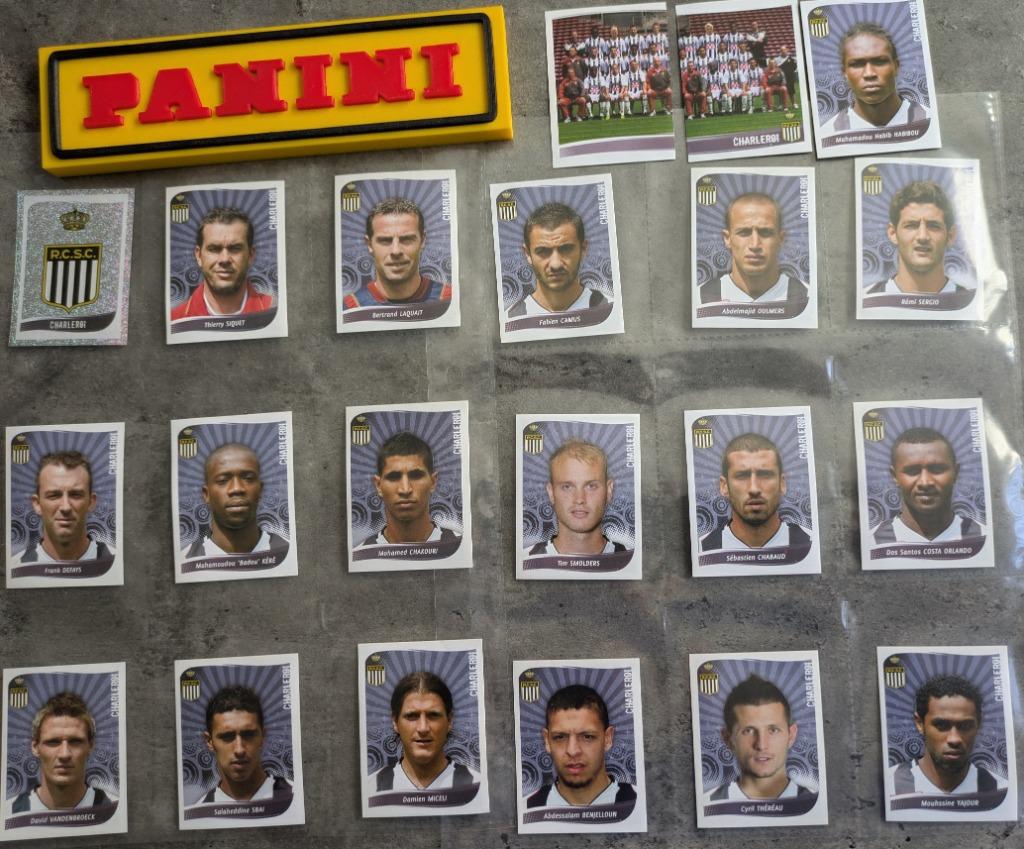 Autocollants Panini football 2009 SPORTING CHARLEROI 21 2009, Envoi, Neuf