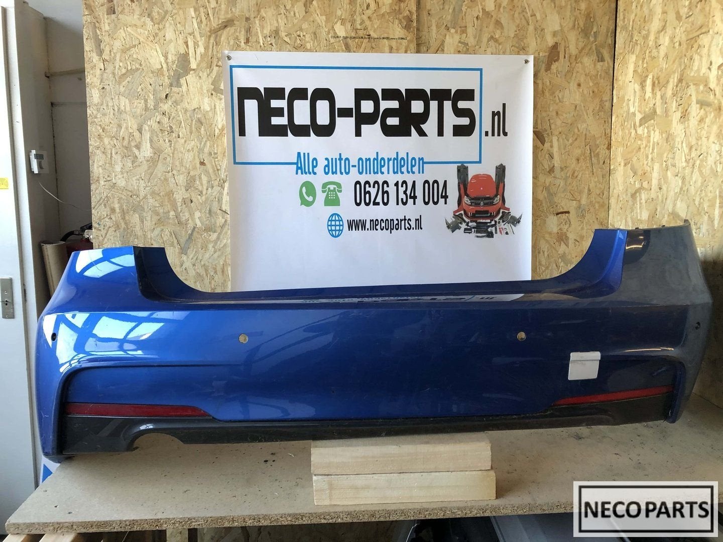 Bmw 3 serie f30 m pakket bumper achterbumper, Auto-onderdelen, Carrosserie, Bumper, BMW, Achter, Gebruikt, Ophalen of Verzenden