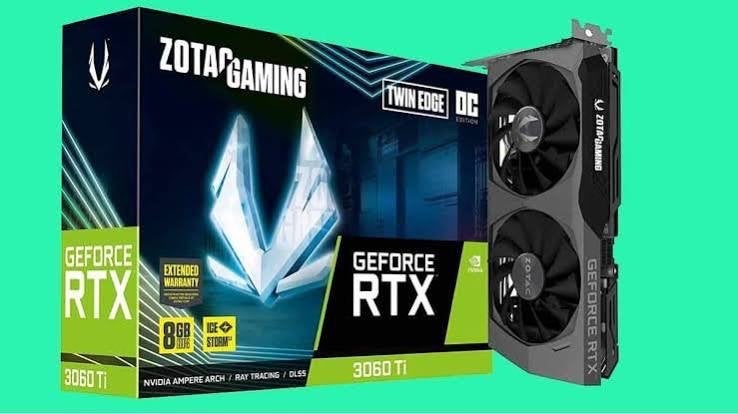 rtx3060 ti zotac grafische kaart, 8 GB, 8 GB, Enlèvement, Utilisé