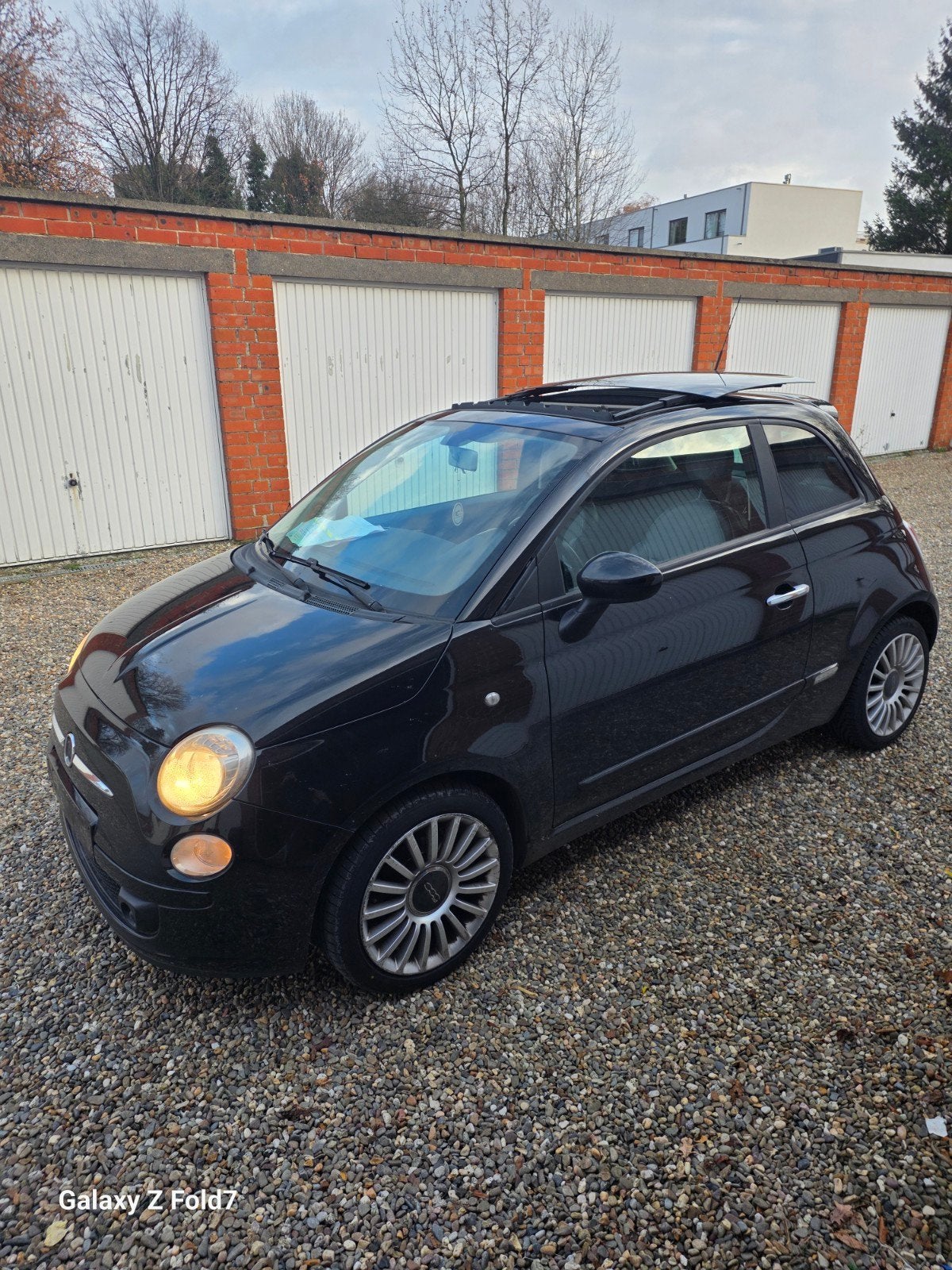 fiat 500 1.4 benzine moet weg, Autos, Fiat, Cuir, Achat, Boîte manuelle, Toit ouvrant