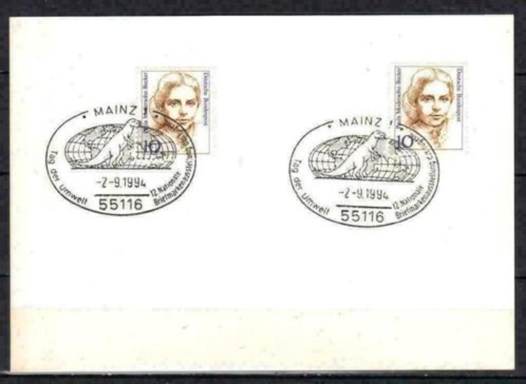 Duitsland Bundespost 1988 - Yvert 1191 - Paula Modersohn(ST), Postzegels en Munten, Postzegels | Europa | Duitsland, Verzenden