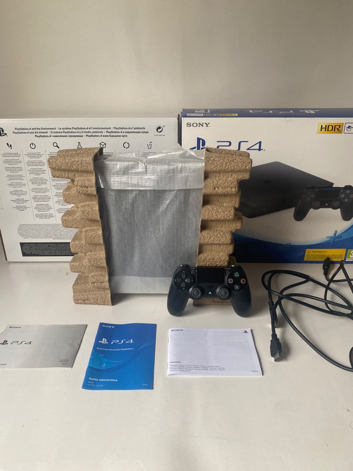 Sony PS4 Slim 500 Go + Manette d'origine + Boite | Complet, 500 GB, Enlèvement ou Envoi, Avec 1 manette, Comme neuf