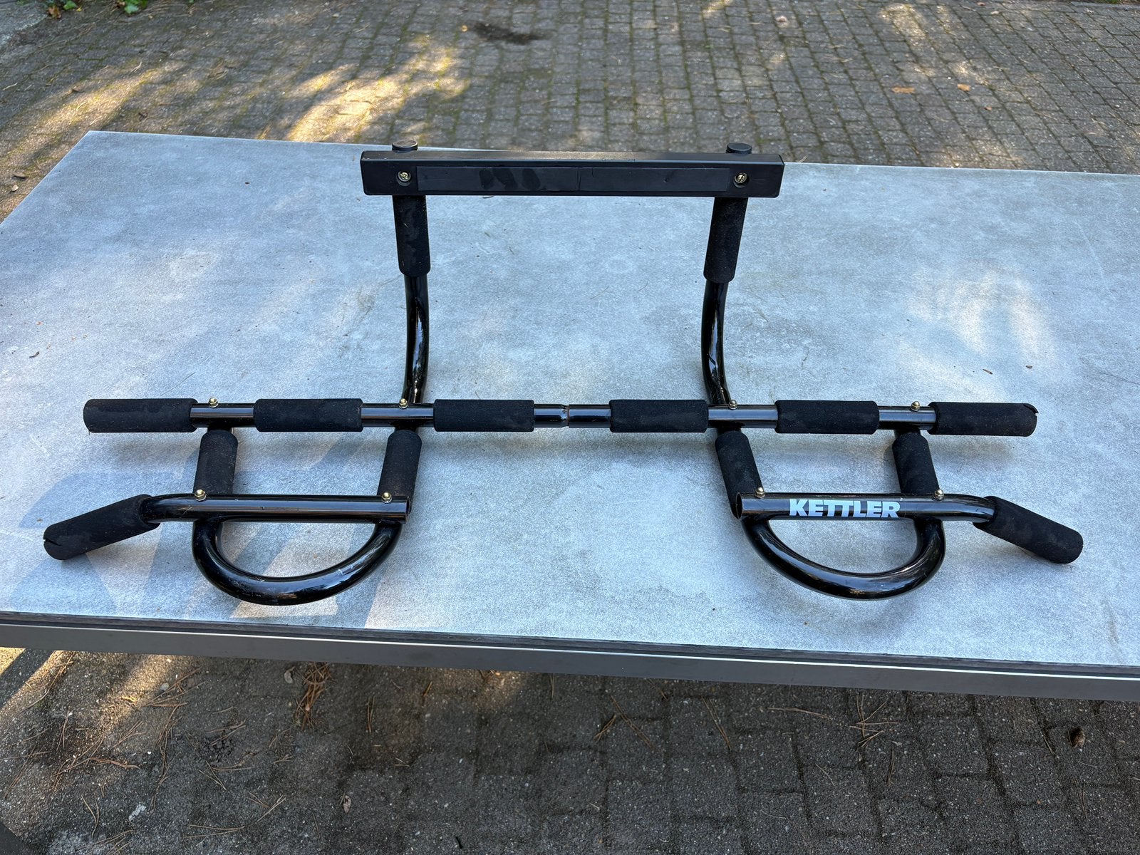 Kettler pull up bar voor deur, Ophalen