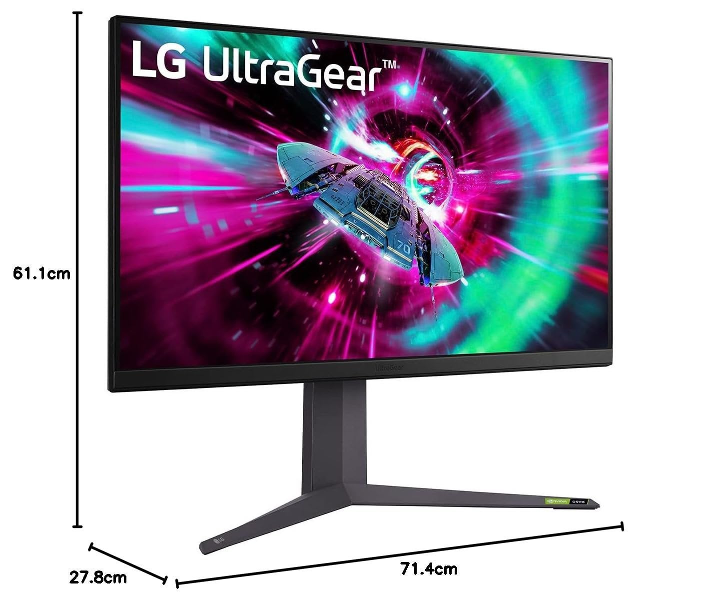 LG 32GR93U-B 4K 144Hz IPS-scherm, Ophalen of Verzenden, Zo goed als nieuw, HD, IPS