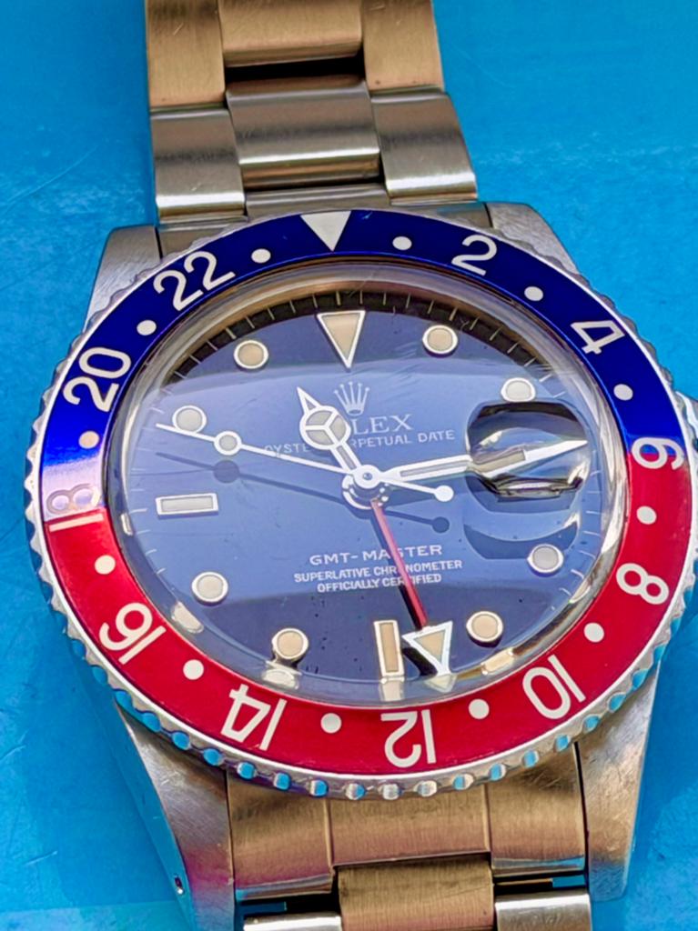 Rolex gmt pepsi /coke 16750, Enlèvement ou Envoi, Comme neuf