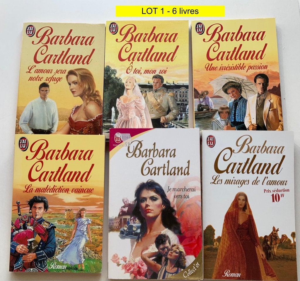 Barbara Cartland - en lot - au choix, Livres, Romans, Enlèvement ou Envoi, Comme neuf, Barbara Cartland