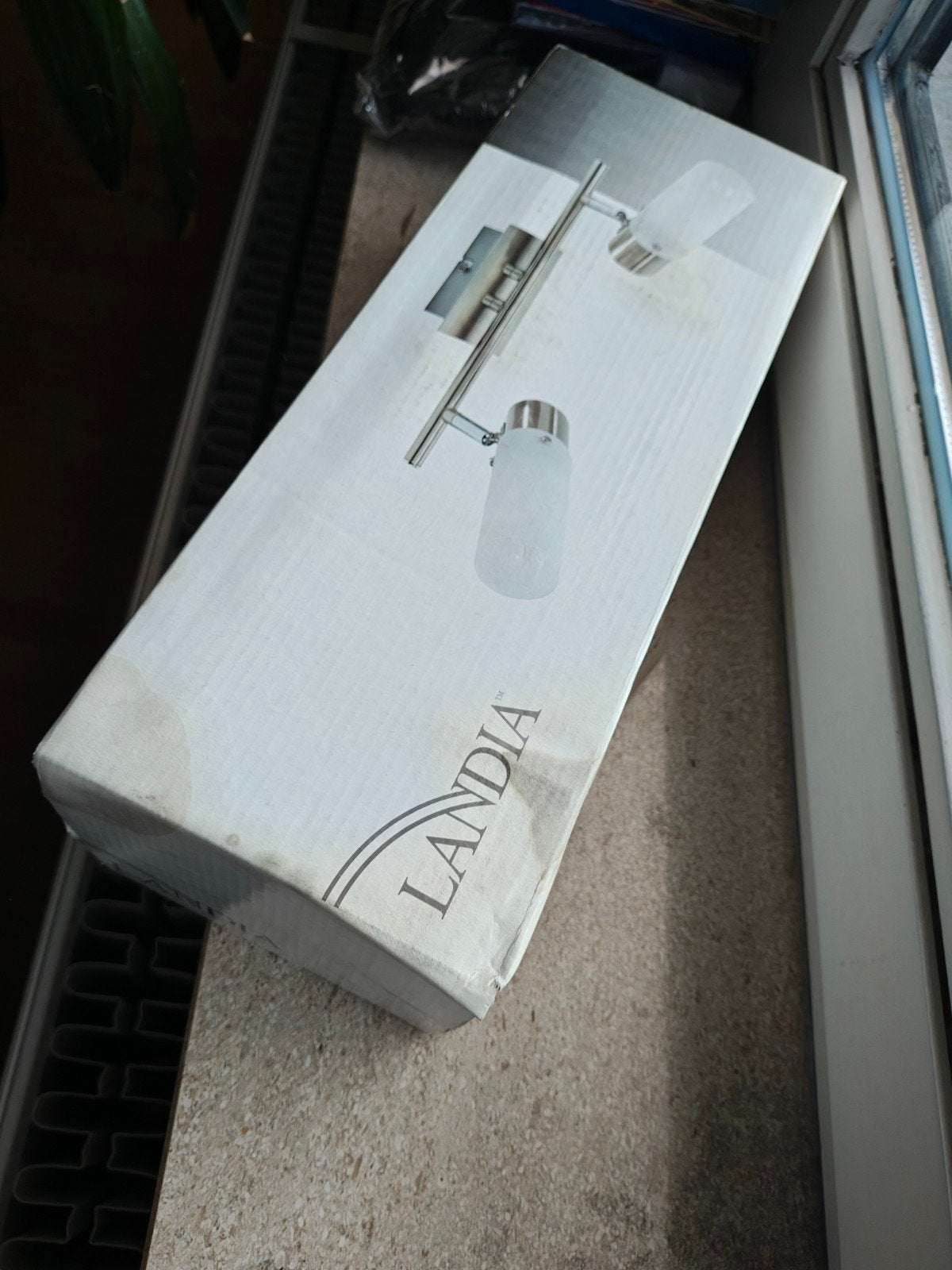Plafondlamp met 2 spots, NIEUW, Ophalen of Verzenden, Nieuw