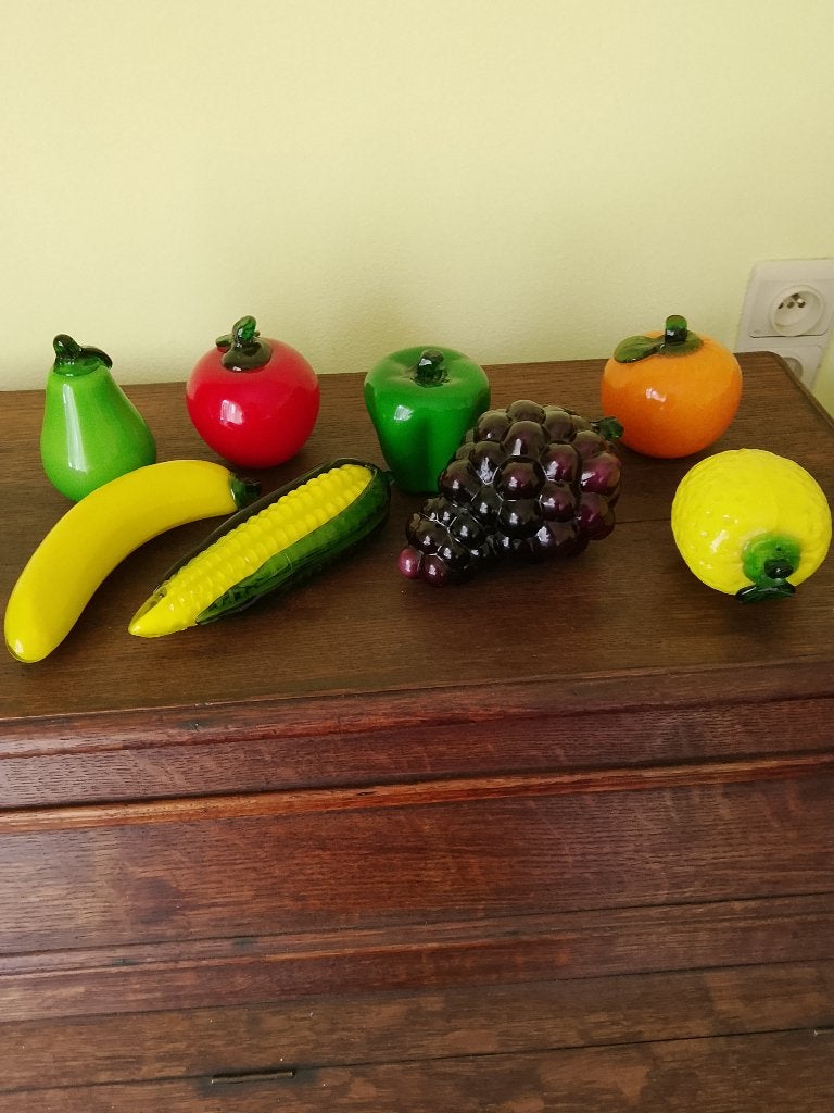 Fruits en verre soufflé, Antiquités & Art, Enlèvement