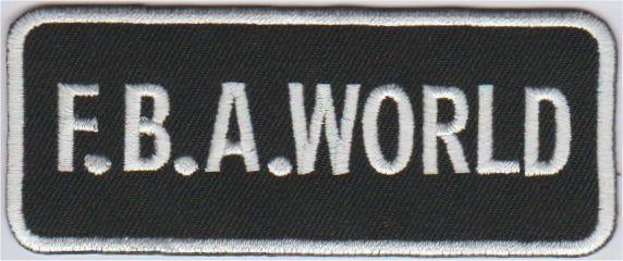 Free Biker Alliance world opstrijk patch embleem, Motoren, Verzenden, Nieuw