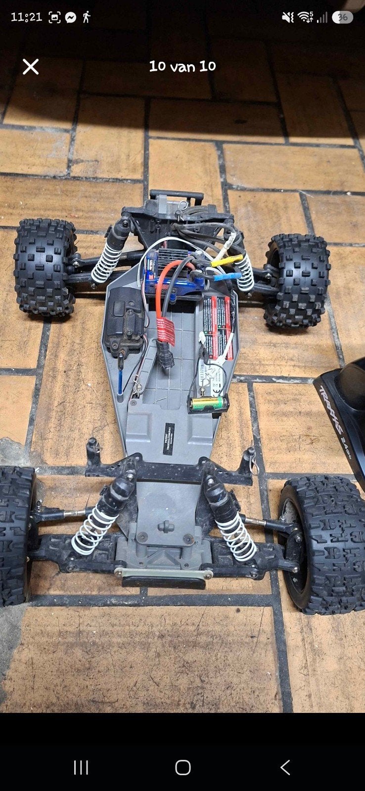 traxxas rustler 2wd vxl, Gebruikt, Auto offroad, Schaal 1:10, RTR (Ready to Run)