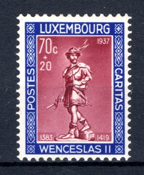 LUXEMBOURG Yt. 296 MNH** 1937, Envoi, Luxembourg, Non oblitéré