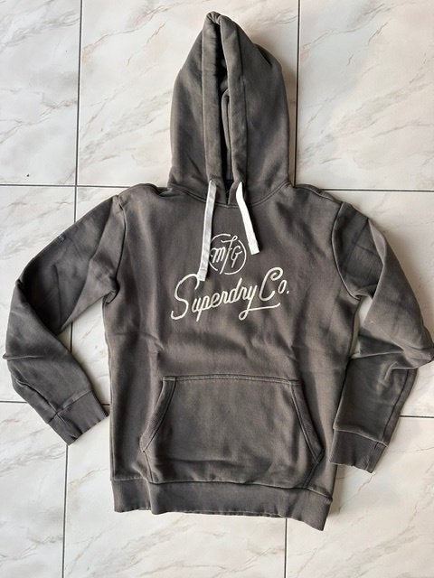 Sweat à capuche Superdry taille S (yv001), Gris, Enlèvement ou Envoi, SuperDry, Comme neuf