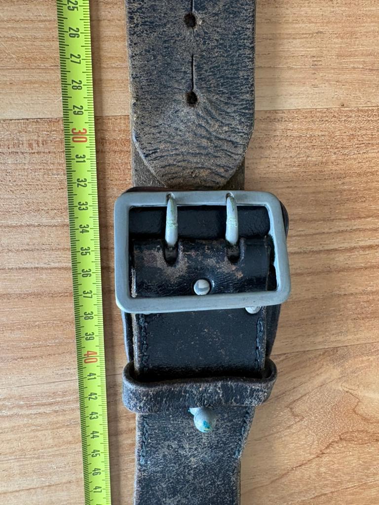 Lederen riem, Kleding | Heren, Riemen en Ceintuurs, Ophalen of Verzenden