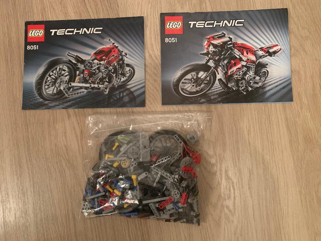 Lego technic 8051 Moto, Enlèvement ou Envoi, Comme neuf, Lego