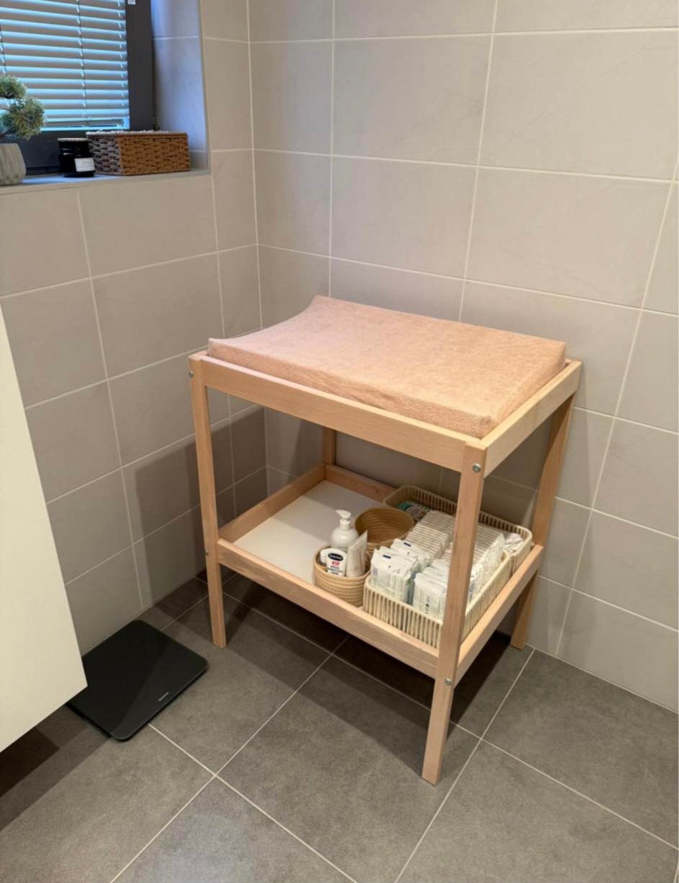 Verschoontafel met verschoonkussen, Kinderen en Baby's, Ophalen, Zo goed als nieuw
