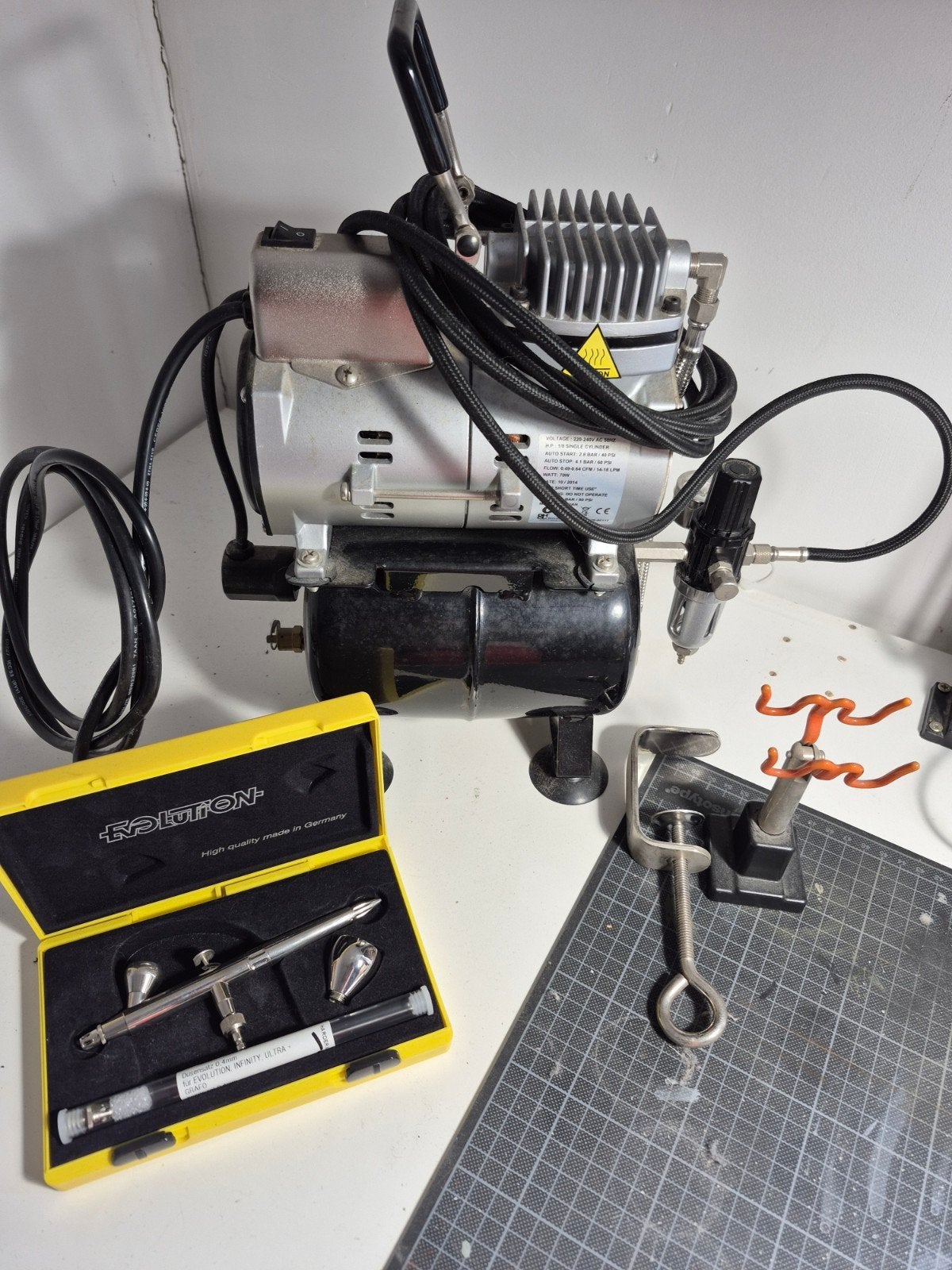 Airbrush set, Hobby en Vrije tijd, Modelbouw | Overige, Ophalen of Verzenden