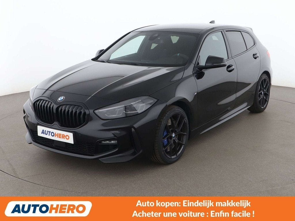 BMW 1 Serie 120 120i M Sport (année de construction 2021), Autos, Euro 6, Noir, 5 portes, Automatique