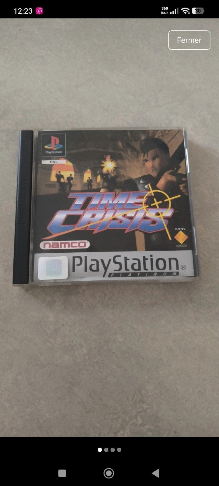 Jeu ps1 time crisis, Consoles de jeu & Jeux vidéo, Enlèvement ou Envoi, 1 joueur, À partir de 18 ans, Aventure et Action