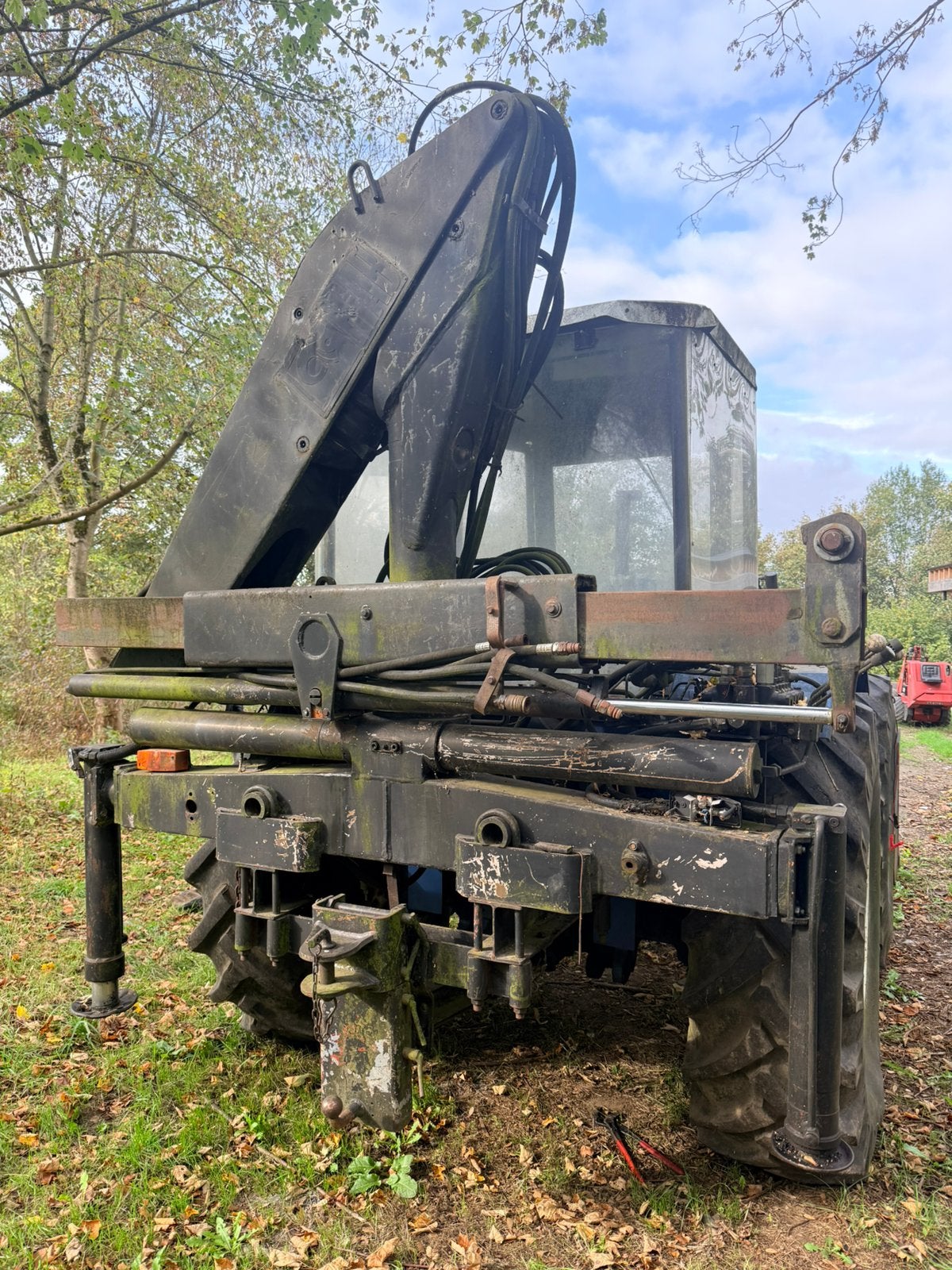 Grue auxiliaire HIAB, Articles professionnels, Enlèvement, Grue