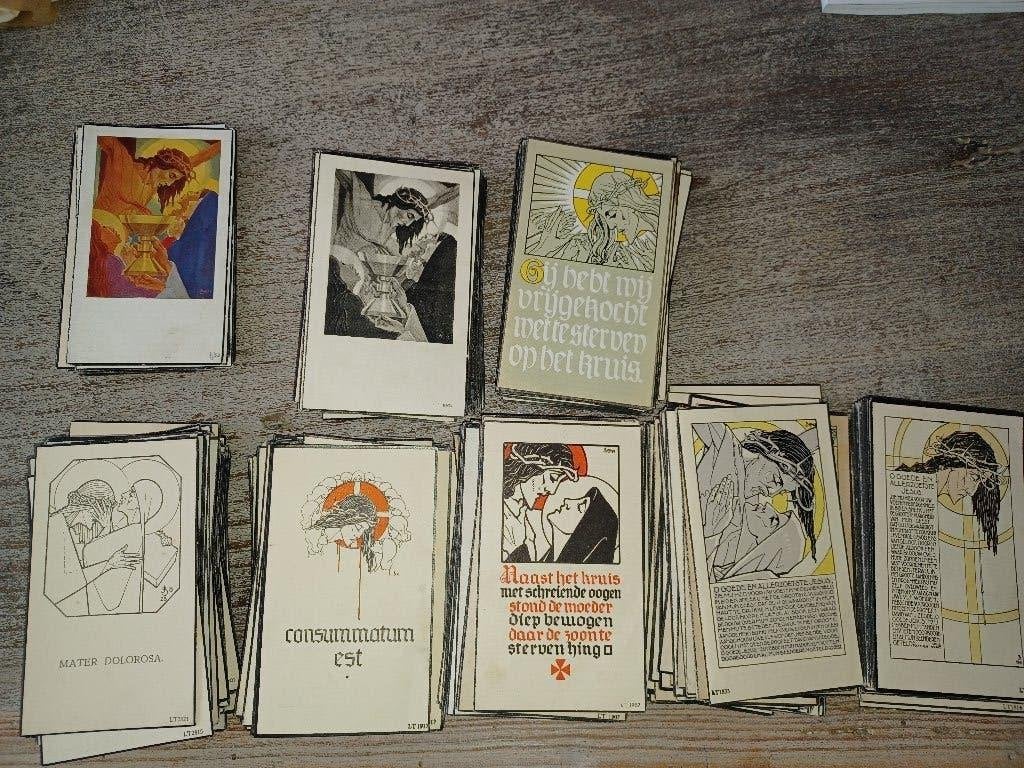 jozef speybrouck 370 st doodsprentjes illustrator art deco, Ophalen of Verzenden