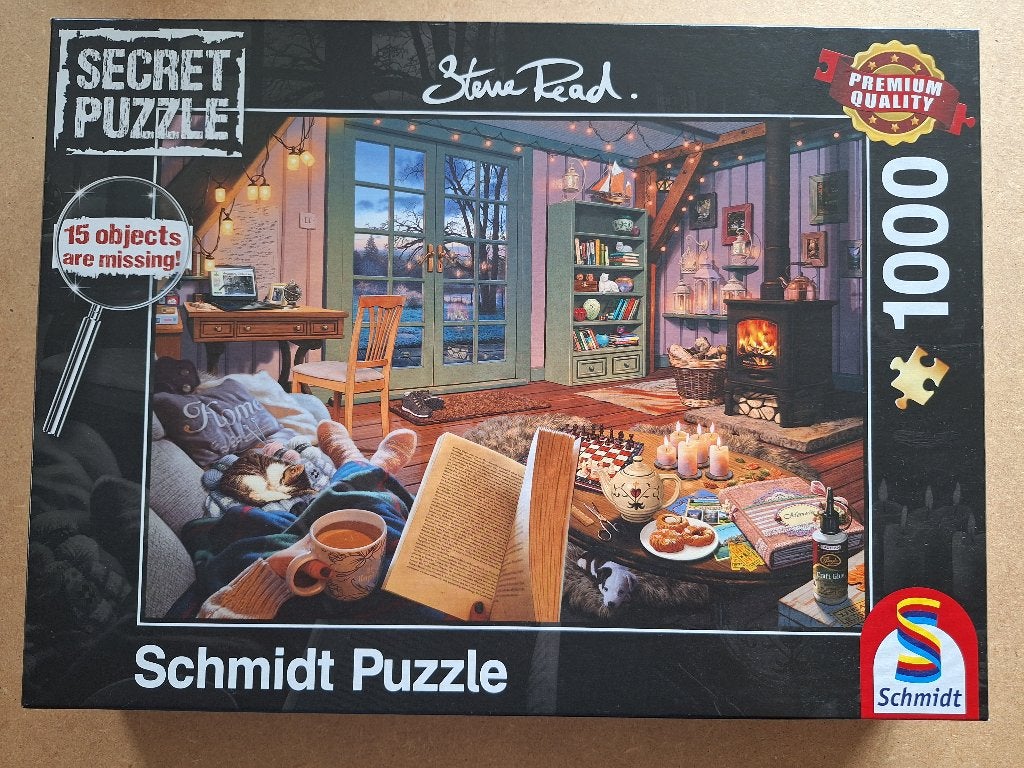 SMIDT PUZZEL secret puzzle 1000 stukken, Enlèvement, 500 à 1500 pièces, Comme neuf, Puzzle