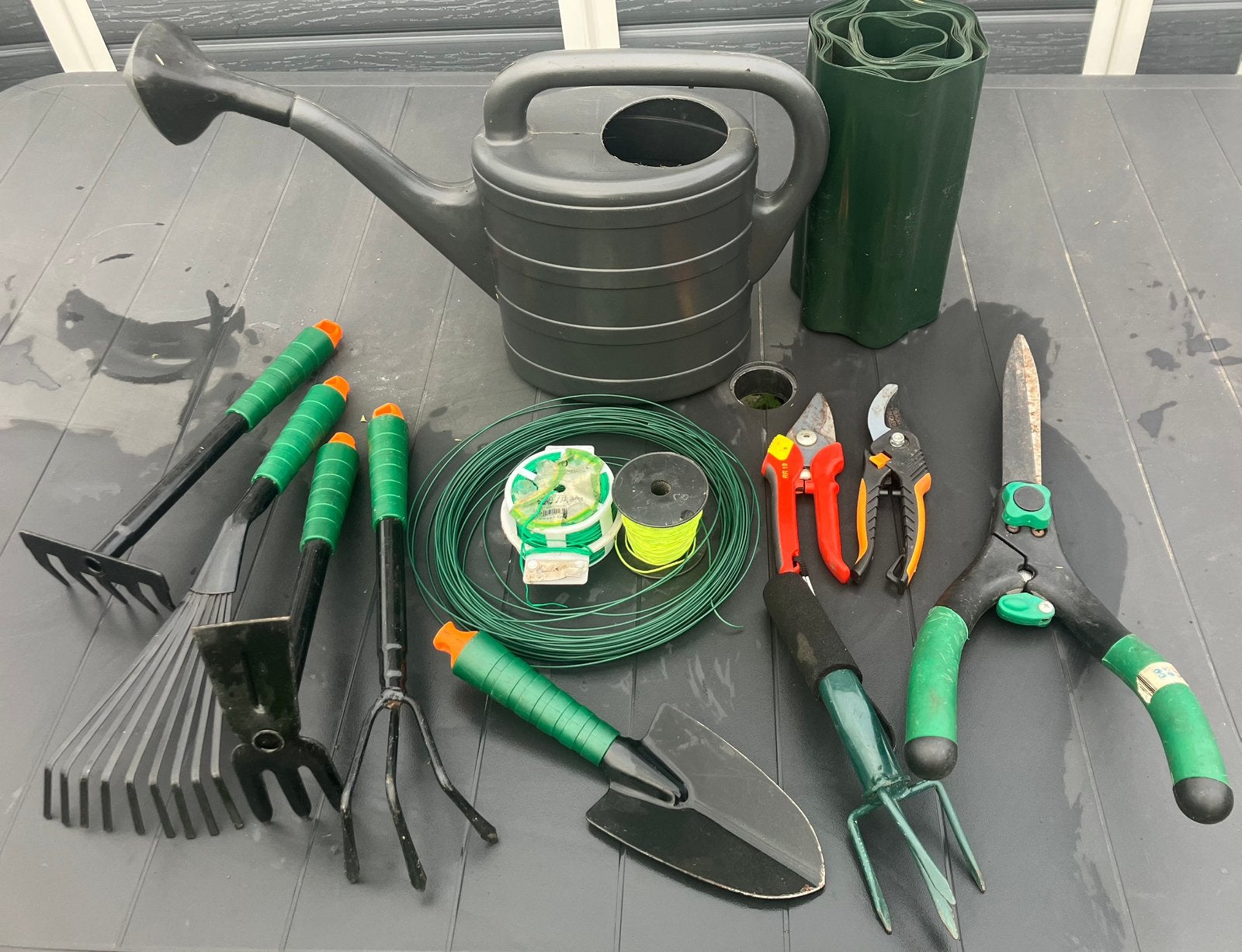 LOT POUR JARDINAGE, Jardin & Terrasse, Enlèvement, Comme neuf