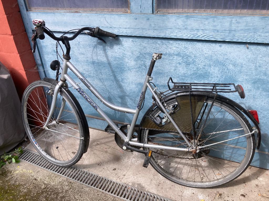 Retro fietskader damesfiets, Fietsen en Brommers, Ophalen, Gebruikt, Overige merken, Versnellingen