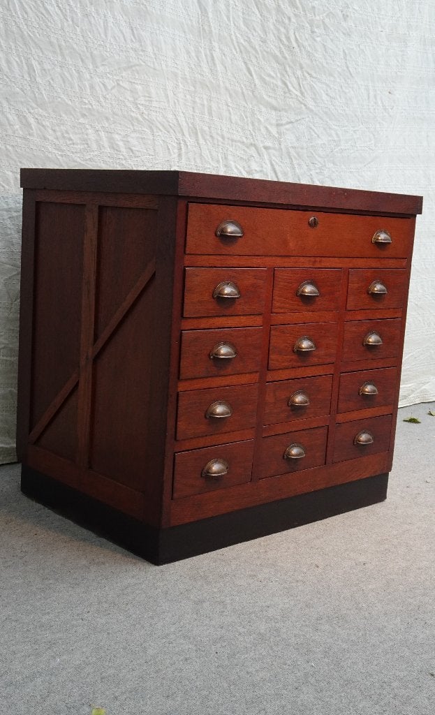 mooie ladekast apothekerskast winkelkast, Ophalen of Verzenden