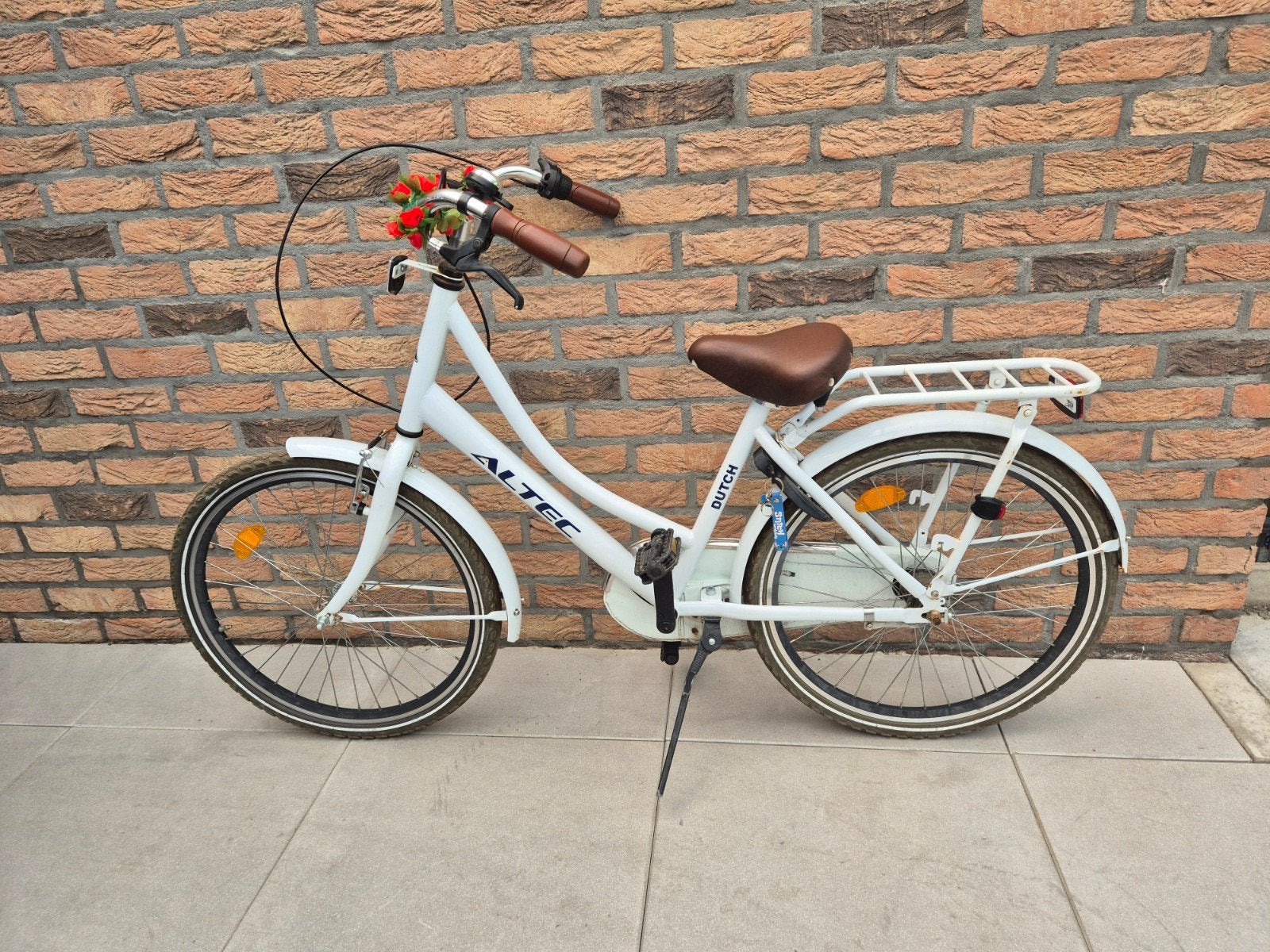 Mooie Altec Dutch meisjesfiets in het wit, 24 inch wielen!, Ophalen, Terugtraprem, 24 inch, Handrem