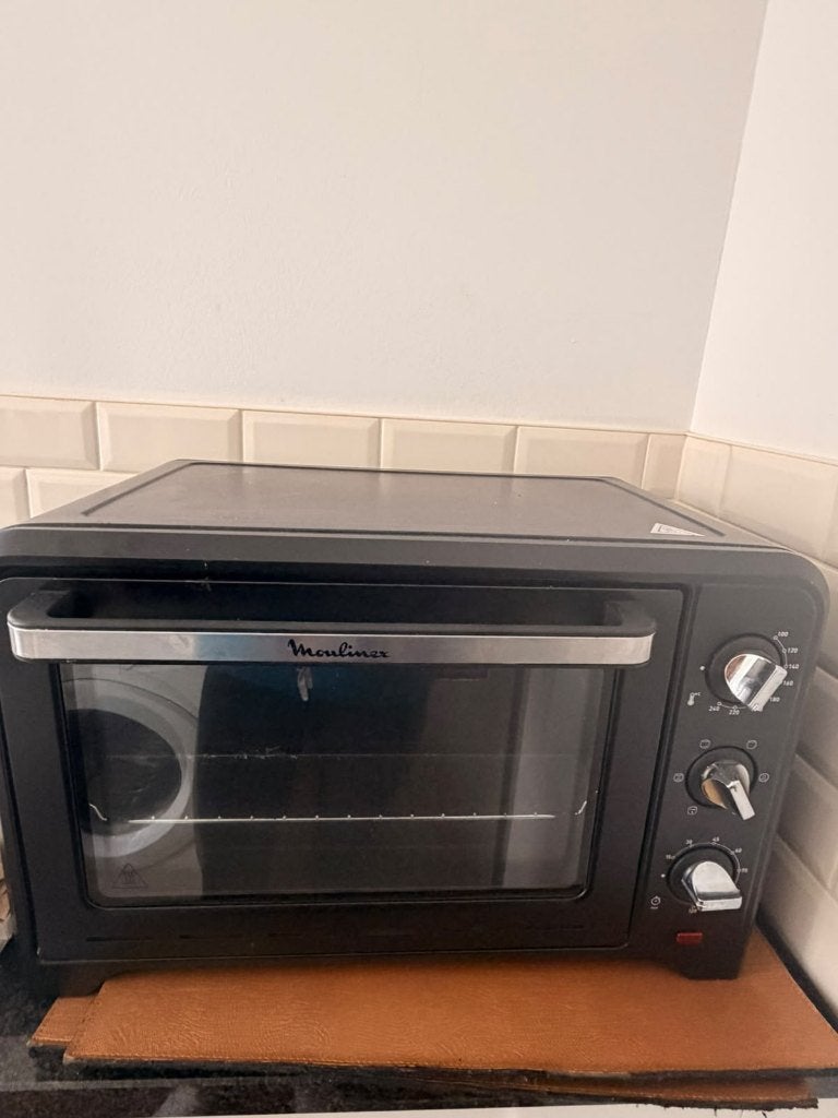 Moulinex-Optimo-Elektrisch-Roterend-Zwart, Elektronische apparatuur, Minder dan 45 cm, Gebruikt, 60 cm of meer, Ophalen of Verzenden